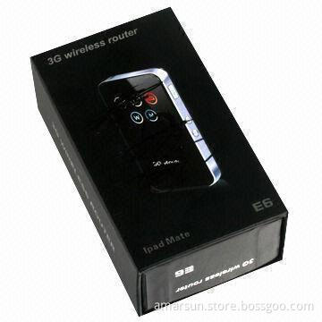 Pocket 3G Wi-Fi Router with SIM Card Slot, Supports WPA and WPA2 Encryptions